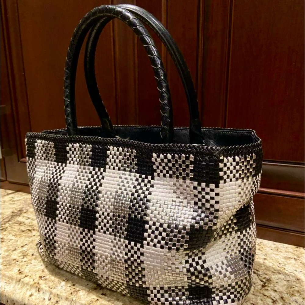 Authentic Pons Quintana Checkered Bag